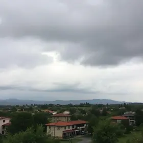 Céu nublado em Crato