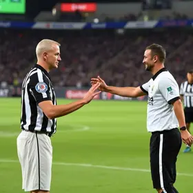 jogador se desculpa por empurrão em árbitra