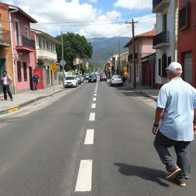 calçamento na rua Antônio Macedo de Souza