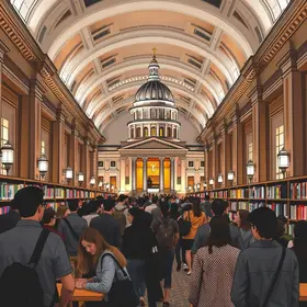 movimento nas bibliotecas
