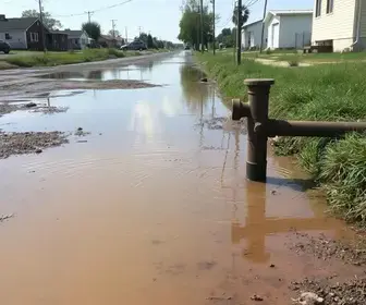 água suja e com mau cheiro no Crato